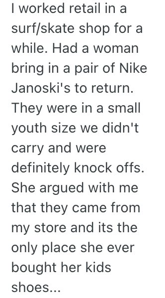 Screenshot 2025 07 13 at 2.26.31 PM A Customer Tried To Return Used Items She Didnt Buy From This Worker, But They Shut Her Down